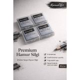 KarmaOfis Premium Hamur Silgi 4’lü Set – Iz Bırakmayan Yoğrulabilir Çizim Silgisi
