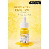 KarmaOfis Sarı Renk Ebru Boyası 25 ml | Yoğun Pigment, Su Bazlı