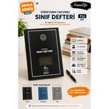 KarmaOfis Takvimli Sınıf Defteri 6 Derslik 1-4. Sınıflar İçin Sert Kapak Öğretmen Planlama ve Devamsızlık Defteri 1 Adet |