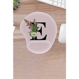 KARMAT Damla, E Harfine Özel Mousepad, Bilek Destekli Konforlu MOUSEPAD, BİLGİSAYAR FARESİ PEDİ AKSESUARI