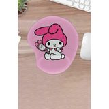 KARMAT Damla, Mouse Pad, Bilek Destekli Konforlu Bilgisayar Aksesuarı, Mouse Ped Pembe-