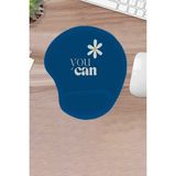 Karmat Damla, You Can, Yazılı Mouse Pad, Konforlu Bilek Destekli Mousepad, Ergonomik Bilgisayar Faresi Pedi - Mavi