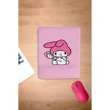 Karmat Dikdörtgen, Hello Kitty Arkadaşları, Mousepad, Bilek Destekli, Konforlu Mouse Pad, Bilgisayar Faresi Pedi - Pembe