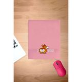 KARMAT Dikdörtgen, Pembe Kare Komik Köpek Mouse Pad, Bilek Destekli Konforlu Bilgisayar Faresi Pedi Pembe-