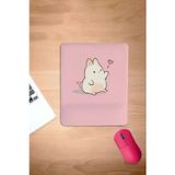 KARMAT Dikdörtgen, Pembe, Komik Çizgi Film Karakteri, Mousepad, bilek destekli bilgisayar faresi pedi