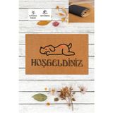 Karmat Hoşgeldiniz, Köpek Teması, Kapı Önü Paspası, Ev Eşyası Hediyelik Paspas, Dış Kapı Paspas,Çeyizlik