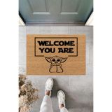Karmat Paspas, Star Wars, Welcome You Are, Iç Ve Dış Dekoratif Kapı Önü Paspası, Dijital Baskı Paspas