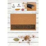 Karmat Welcome, Yazılı Paspas, Kapı Önü Paspası, Ev Eşyası Çeyiz Eşyası Paspas, Uzun Ömürlü Kapı Önü Paspas