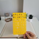 Karmelom Studio Bullet Journal El Yazısı Font Küçük Harf Şablon Cetvel - Sarı