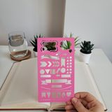 Karmelom Studio Bullet Journal Ok Yönlendirme Detaylı Şablon Cetvel - Pembe