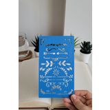 Karmelom Studio Bullet Journal Yaprak Desenli Başlık Şablon Cetvel