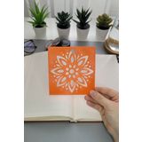 Karmelom Studio Mandala Çizim Boyama Vintage Desenli Şablon Cetvel