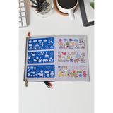 Karmelom Studio Montessori Tematik Figürlü Şablon Cetvel Set (3 Parça)