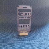 Karmelom Studio Telefon Şeklinde Bullet Journal Simgeler Şablon Cetvel - Gri