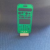Karmelom Studio Telefon Şeklinde Bullet Journal Simgeler Şablon Cetvel - Yeşil