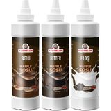 Karmelon Sütlü-Bitter-Beyaz Waffle Sos 300 gr