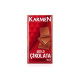 Karmen 2 ADET Sütlü Çikolata 80 Gr