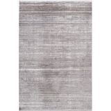 Karmen Halı Cosmos Cs002A Gri Halı Modern Detaylı Pamuk Taban Viskon Tozuaz Salon Yatak Odası Koridor Halısı,300 X 400