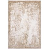 Karmen Halı Cosmos Cs003B Bej Halı Modern Detaylı Pamuk Taban Viskon Tozuaz Salon Yatak Odası Koridor Halısı,300 X 400