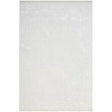 Karmen Halı Elegance Eg005A Beyaz Halı Sedef Detaylı Modern Viskon Doğal Iplik Bambu Halı Tozu Az Salon Halısı,156 X 230