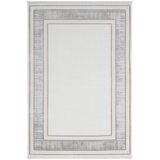 Karmen Halı Elegance Eg006A Gri Halı Gold Detaylı Viskon Doğal Iplik Bambu Halı Tozu Az Salon Halısı Yatak Odası,195 X 290