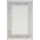 Karmen Halı Elegance Eg006a Gri Halı Gold Detaylı Viskon Doğal Iplik Bambu Halı Tozu Az Salon Halısı Yatak Odası