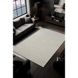 Karmen Halı Fabay Ct029A Krem Halı Modern Desenli Pamuk Taban Salon Halısı Yatak Odası Koridor,80 X 150