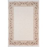 Karmen Halı Fontana Ft005P Krem Bej Akrilik Halı Klasik Desen Pamuk Taban Tozu Az Salon Oturma Odası Halısı,100 X 200
