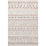 Karmen Halı Icon Ic008R Krem Halı Renkli Kilim Desenli Akrilik Ve Pamuk Tabanlı 4 Mevsim Salon Halısı,120 X 180