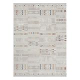 Karmen Halı Lotus 8573 Gri Halı Renkli İskandinav Desenli Modern İnce Akrilik Tozuaz Salon Yatak Odası Halısı,80 X 150