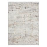 Karmen Halı Lotus 8574 Gri Halı Renkli Detaylı Modern İnce Akrilik Tozuaz Salon Halısı Yatak Odası Koridor,150 X 230