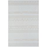 Karmen Halı Lotus Plus 08582A Beyaz Halı Bej Kilim Desenli Modern Ince Akrilik Tozuaz Salon Halısı Yatak Odası,80 X 150