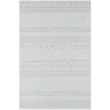 Karmen Halı Lotus Plus 08582a Beyaz Halı Bej Kilim Desenli Modern Ince Akrilik Tozuaz Salon Halısı Yatak Odası