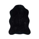 Karmen Halı Post Touch Th001S Siyah Halı Post Peluş Kürk Halı,80 X 200