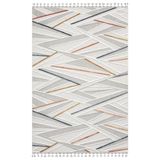 Karmen Halı Sümer Sm013A Krem Renli Halı Renkli Geometrik Desenli Dekoratif Modern Salon Halısı,80 X 150