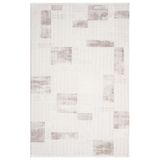 Karmen Halı Truva Tv035K Krem Rengi Halı Bej Geometrik Detaylı Akrilik Yumuşak Modern Salon Halısı,80 X 150