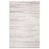 Karmen Halı Truva Tv036A Krem Rengi Halı Gri Ve Bej Detaylı Akrilik Yumuşak Salon Halısı,80 X 150