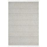 Karmen Halı Wool Wl002a Bej Halı Sisal Bukle Dekoratif Kabartmalı Halı Tozsuz Antialerjik Salon Halısı Koridor Beyaz