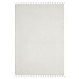 Karmen Halı Wool Wl005a Beyaz Halı Sisal Bukle Dekoratif Tozsuz Antialerjik Salon Halısı Yatak Odası Koridor
