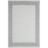 Karmen Halı Zenith Zn001A Gri Halı Antrasit Kenar Çerçeveli Modern Parlak Yumuşak Kadife Ince Salon,80 X 150