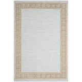 Karmen Halı Zenith Zn002A Gri Halı Gold Kenar Çerçeveli Modern Parlak Yumuşak Kadife Ince Salon,80 X 150