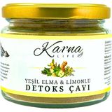 Karna Life 120 gr Doğal Yeşil Elma ve Limonlu Detoks Çayı