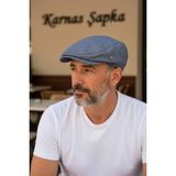 Karnas Şapka Karnas Keten Kumaş Kasket Şapka – Standart Beden, Yazlık Konfor - Renkli