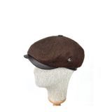 KARNAS ŞAPKA Kışlık Kasket Şapka – Retro Stil Kaşe Kumaş