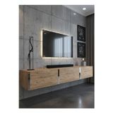KARNAVAL DUVARA MONTE TV SEHPASI 150 CM SİLVER - ÇAM - SDM-1501-6
