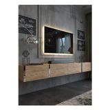 KARNAVAL DUVARA MONTE TV SEHPASI 240 CM SİLVER - ÇAM - SDM-1002-6