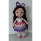 Karnaval Güzeli Bebek Amigurumi Organik Oyuncak