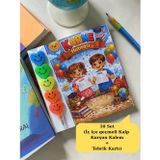 Karne Hediyesi 10 Set Kalp Kurşun Kalem ve Tebrik Kartı