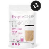Karnıyarık Otu Tozu (Psyllium Husk) 200GR X3 - Fropie Chef - 200 gr