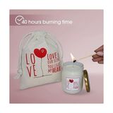 Karok Ticaret Charmlab Candle – Koleksiyonu & Spice Sandal Kokulu Cam Bardak Mum, 135 G, Metal Kapaklı ve Bez Keseli, Hediyeye Hazır Tasarım Mum, Sevgililer Günü & Özel Günler Için
